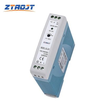 China Mdr-10-24 Volt Din Rail Power Supply Low Power 12 AC Consumption 10w Smps To DC 12v 24v Industrial Switching Power Supply for sale