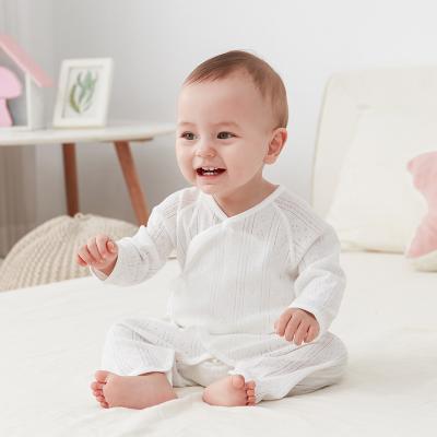 China Spandex / Cotton Wholesale Organic Cotton Onesie baby suit baby air conditioning clothes summer for sale