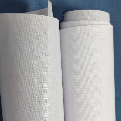 China LDPE Fusible Coating Woven Polyester Cap Interlining Fusion Interlining Fabric , Cap Interlinings For Working Materials for sale