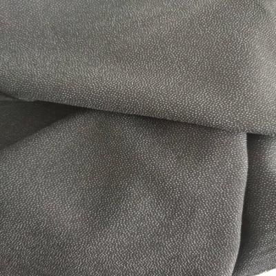 China 75D Elastic 100% Recycled Material Environmental Friendly Woven Fusible Interlinings For Clothing for sale