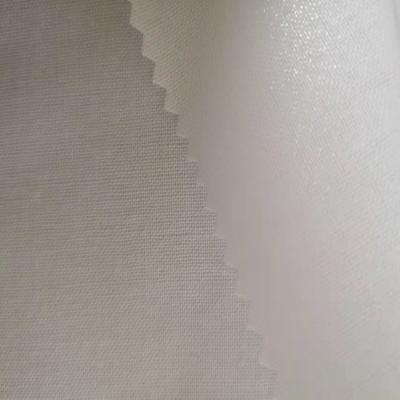 China Fusible Polyester / Cotton Woven Shirt Collar Melting Interlinings , Fabric Interfacing Fusible Interlining for sale