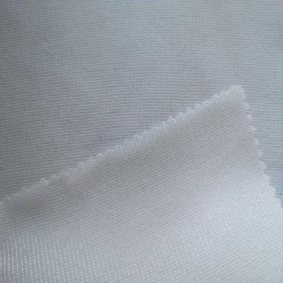 China Double Dot 100% Polyester Fusible Two Way Stretch PA Coating Woven Interfacing Fusible Fabric Interlinings for sale