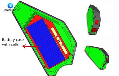 China Elektrisch 48v 60v 72v Batterijgeval voor de Elektrische Fiets van Enduro E Te koop
