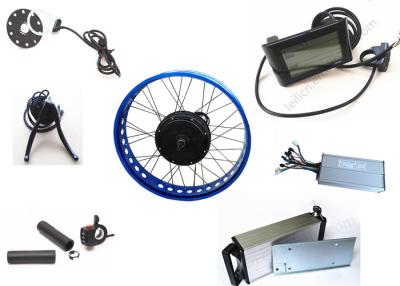 China 26 Inch Electric Bike Wheel Kit / Electric Bike Conversion Kit For Fat Tire Bike for sale