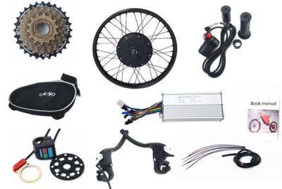 China High Efficiency 24v 500w Electric Bike Kit With Smart Controller 380rpm/min for sale