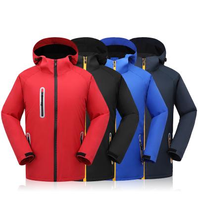 China Factory supply waterproof anorak hoodie jacket coat with zipper men's customizable windproof hooded anoraks for sale