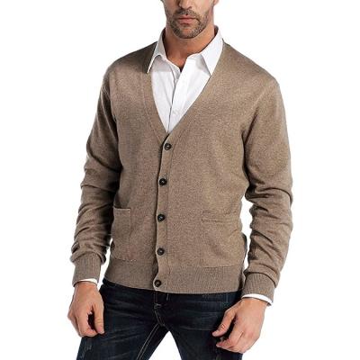 China Anti-Wrinkle Plus Front Long Sleeve Button Down Open Loose Knitting Sweater Mens Size Cardigan Knitted Top Knitwear for sale