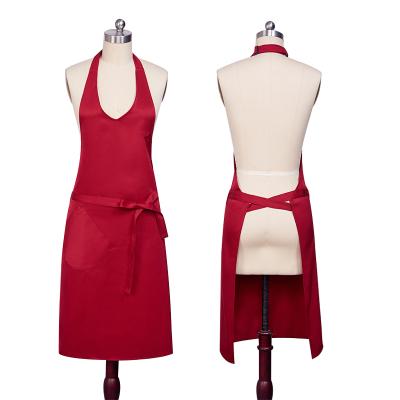 China Good Quality Formal Wholesale Aprons Cheap Household Aprons Waterproof Kitchen Cafe Aprons For Women for sale