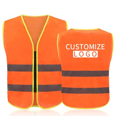 China Wholesale QUICK DRY Reflective High Visibility Warning Safety Recycling Breathable Vests With Reflective Tape for sale