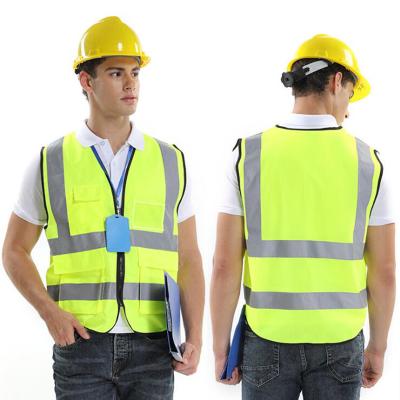 China Anti-wrinkle safety fluorescent reflective vest for men and women high visibility reflective safe vest for sale