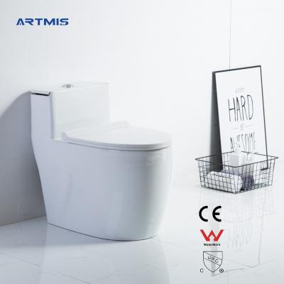 China Hot Selling High Quality One Piece Toilet Double-flush Sanitary Ware From India Used On Bathrooms With P&S Trap Available for sale