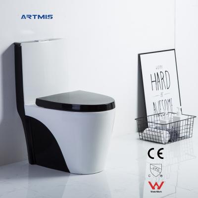 China Hot Selling Philippines Double-Flow Price Hand Ceramic Single Flush Ceramic Bathroom Single Piece Toilet Bowl With Water Saving for sale