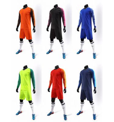 China Sets Sets 2022 New Design Long Sleeve Football Jersey Custom Jersey Kits Custom Football Uniform for sale