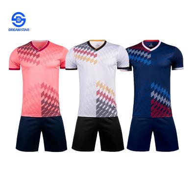 China New High Quality Soccer Uniforms Multicolor Soccer Jersey Sets Soccer Jerseys Sets Custom Support Soccer Jerseys for sale