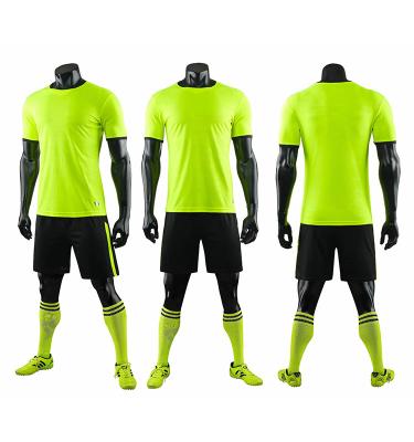 China Newest Green Soccer Training Jersey Sets Blank Sets For Men Sets Adults Sportswear OEM Aftermarket Support for sale