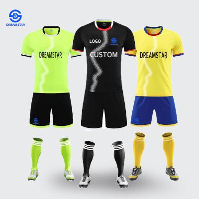 China Sets Manufacturer Fashional Soccer Jersey Custom Sport Wear Breathable Football Training Uniform for sale