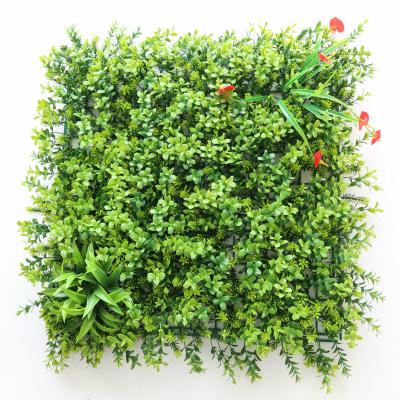 China Wholesale Weather-Resistant High Density Artificial Grass Wall Anti-Slip With Petunia Flowers For Wall Decoration for sale