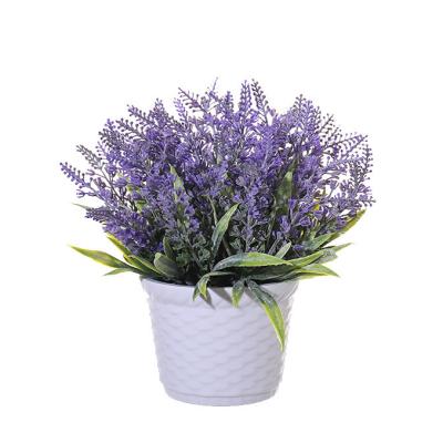 China Art Decor Four colors are available, including potted artificial plants with creative ornaments and new lavender balls to simulate flower for sale