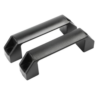 China Industrial Plastic Door Handle Black Bridge Cabinet Handle for sale