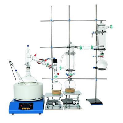 China QLAB factory 5L laboratory short path distillation kit cbd oil glass distillation with factory price; for sale