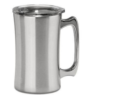 China Sustainable Heat Preservation Drink Water Stainless Steel Beer Mug With Handle for sale