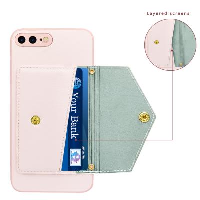 China Shockproof Leather Phone Case Card Holder Wallet Cash Money Slot Covers For iPhone 13 Pro Max for sale