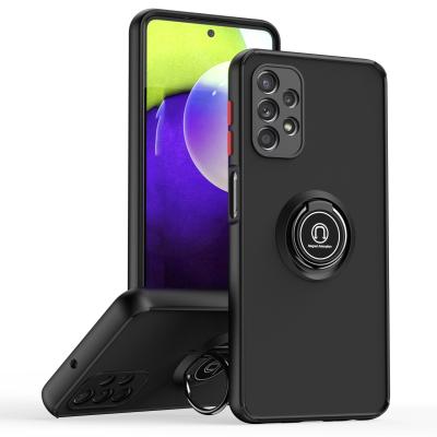 China Full-body Shockproof 360 Rotating Kickstand Hybrid Phone Case For Samsung A03 CORE Frosted Transparent PC Case For Samsung A03 for sale