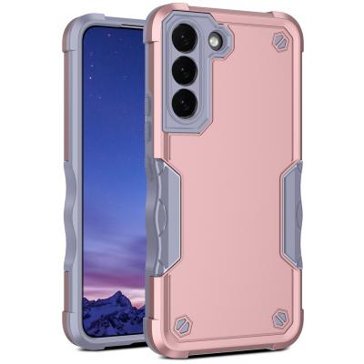 China New Designer Shockproof PC TPU Hybrid Cell Phone Cases For Samsung S22 Plus Ultra Anti S22 Drop Luxury Phone Cover for sale