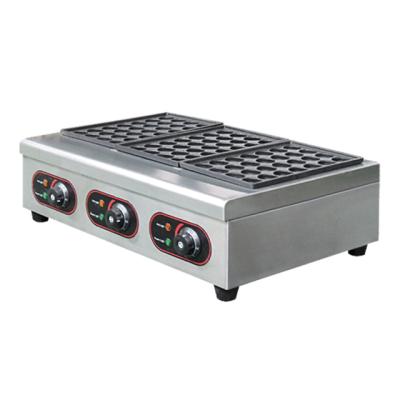 China Hotels Restaurant Equipment Electric Fish Pellet Grill With 3 Plate , Takoyaki Machine EW-63 for sale