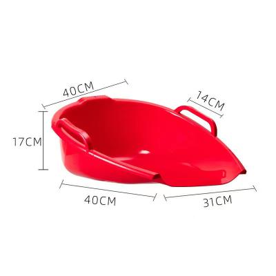 China Customized Tool Wholesale Plastic Portable Handle Snow Shovel Premium Quality Farm Snow Shovel Double for sale