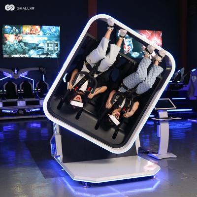 China Arcade ShallxR Vrtual Reality Chair 9D 360 Degree Rotating VR Flight XD 4D 5D 6D 7D Cinema Movies Simulator for sale