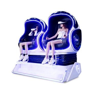 China 2 Seats Egg VR 9D Equipment Amusement Park Virtual Reality Game VR 9D Cinema 2250*1200*2000mm for sale