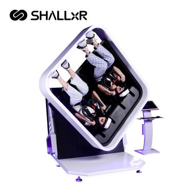 China Arcade ShallxR 2 Seats 9D Roller Coaster 360 Degree Virtual Reality Flight Simulator for Amusement Park for sale