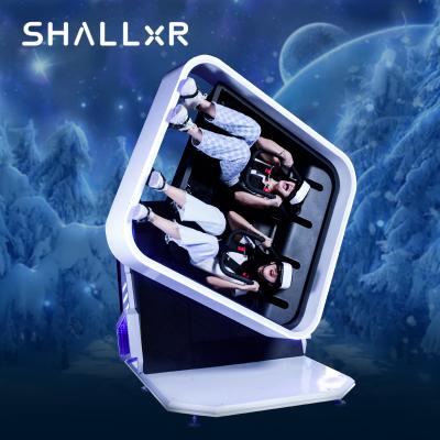 China Arcade ShallxR 360 Degree Simulator Interactive Game Entertainment Virtual Reality Roller Coaster Music Game VR Adult Theme Park for sale