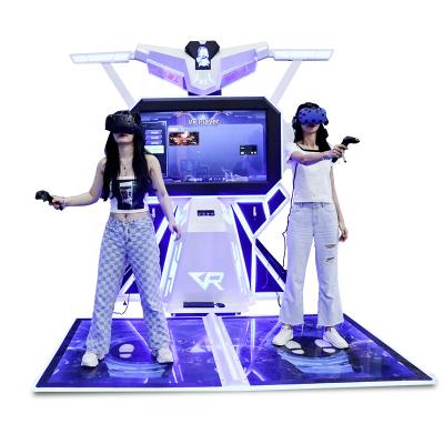 China Arcade 9D Motion Platform 9D VR Game Machine Shooting Simulator 9D Kat Walk VR Motion Walking Simulator for sale