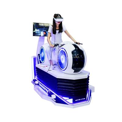 China Hot Sale VR Motorcycle Simulator Arcade Racing VR Racing Simulator 9D VR Game Machine 1600X2700X2000mm for sale