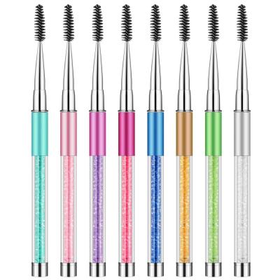 China Eyelash Extension Brush Faux Stone Eyelash Brush Mascara Applicator Spiral Comb Eyebrow Comb Magic Wands Makeup Brushes Tool for sale