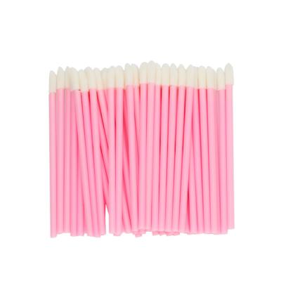 China Soft Disposable Portable Eyelash Applicator Eyelash Lip Gloss Lipstick Brush Lipstick Hair Stick Cleaning Brush for sale