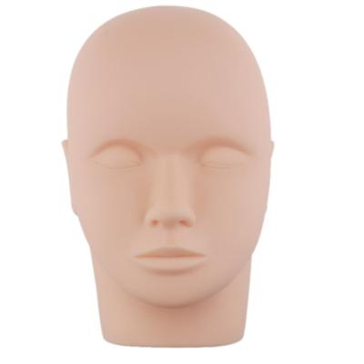 China High quality silicone make up silicone mannequin head for practice false eyelashes and eyelash extension exercise wick training for begin for sale