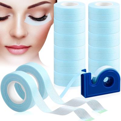 China Factory Price EYE Nonwoven Eyelash Tape Hot Sale Blue Green Pink Eyelash Extension Tape Breathable Tape for sale