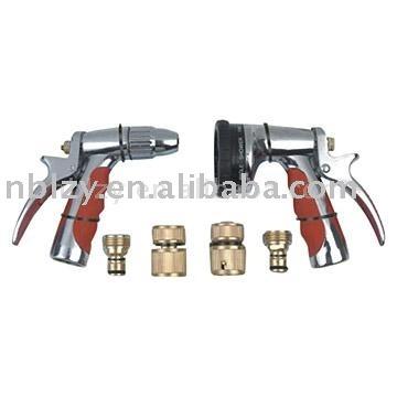 China Soft Handle Metal Spray Gun Set for sale