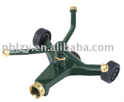 China Garden Irrigation 3 Arm Rotating Metal Garden Rotary Sprinkler for sale