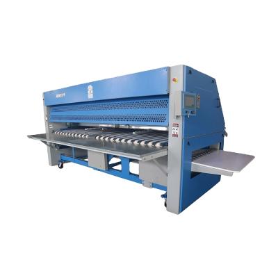 China Hotels High Quality Bed Sheets Hotel Towel Folding Machine With Stacker for sale