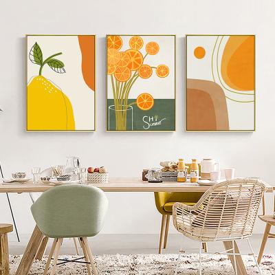 China waterproof & Nordic Living Room Dining Room Dustproof Minimalism Style Wall Art Hotel Restaurant Hanging Decorative Painting Abstract Pictures for sale