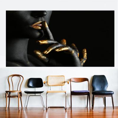 China African Painting HD Crystal Porcelain African Woman Painting High Resolution New Product Art For Living Room for sale