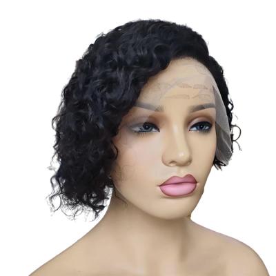 China Wholesale Price Straight Hair Alia Wigs Pixie Wig Curls High Quality Lace Wig for sale