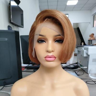 China Alia Wholesale price peluca lead peruana 360 lace hair vendor hot body wave selling 27 color wig high quality short pixie bob wigs for sale