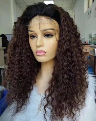 China High Quality Alia Curl Hair Wigs Water Wave Wigs Water Wave Curly Lace Wig for sale