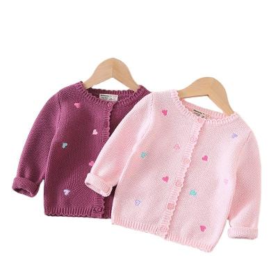 China Knitted Anti-wrinkle Babies Baby Clothes Spring and Autumn Infant Button-Down Cotton Sweater Cardigan Sweater Coat for sale