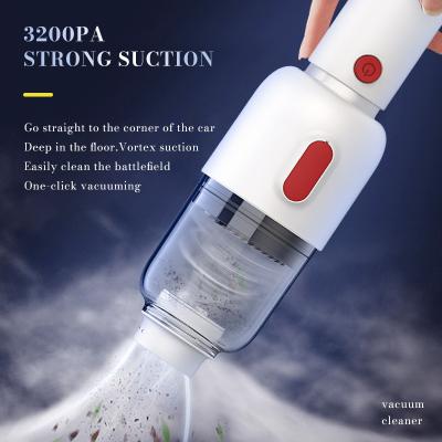 China Binzhi 5500Pa Mini Handheld Portable Vacuum Cleaners ABS Efficient Cleaning Strong Suction Car Vacuum Cleaners for sale